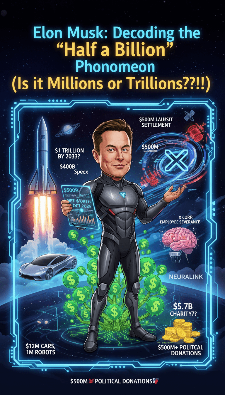 Elon Musk: Decoding the "Half a Billion" Phenomenon (Is it Millions or Trillions?!)